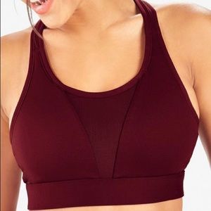 Zoe High Impact sports Bra (Black cherry)